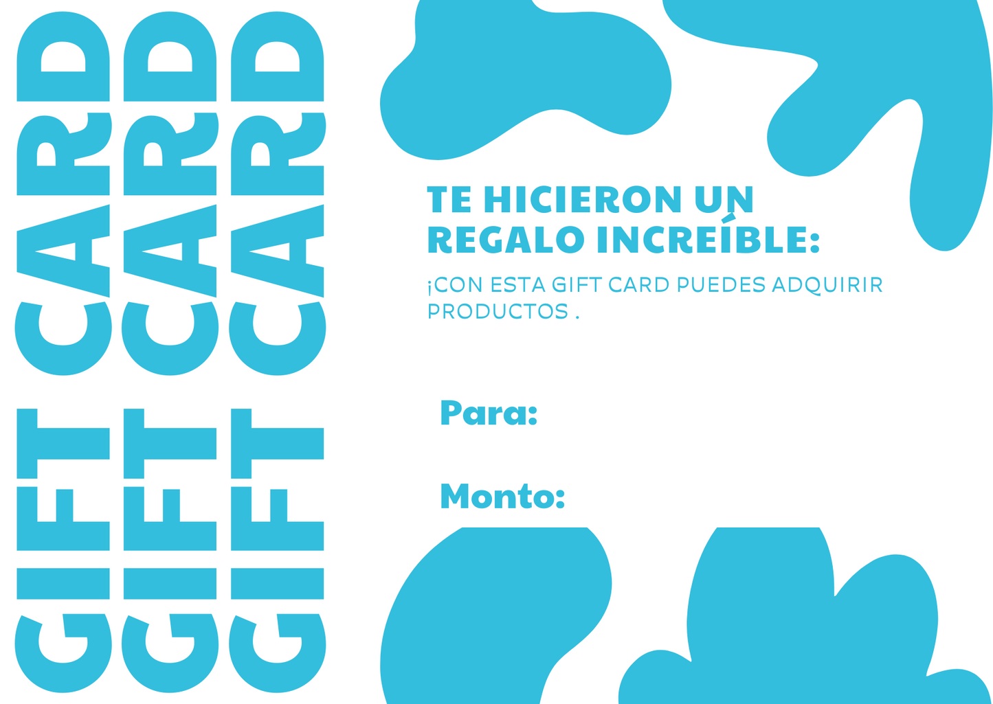 Tarjeta de Regalo Lafroditas