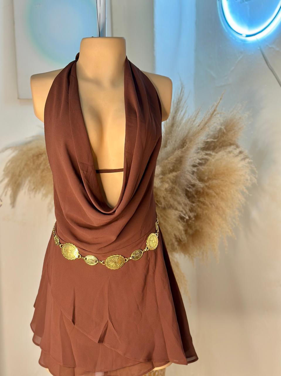 Vestido Golden Milan
