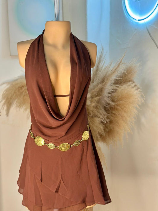 Vestido Golden Milan